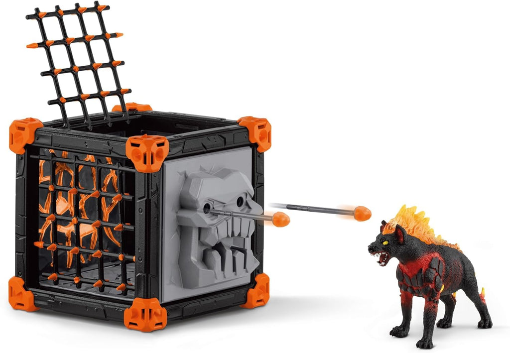 Schleich Eldrador Lava World Cave Of The Lava Hyena Playset