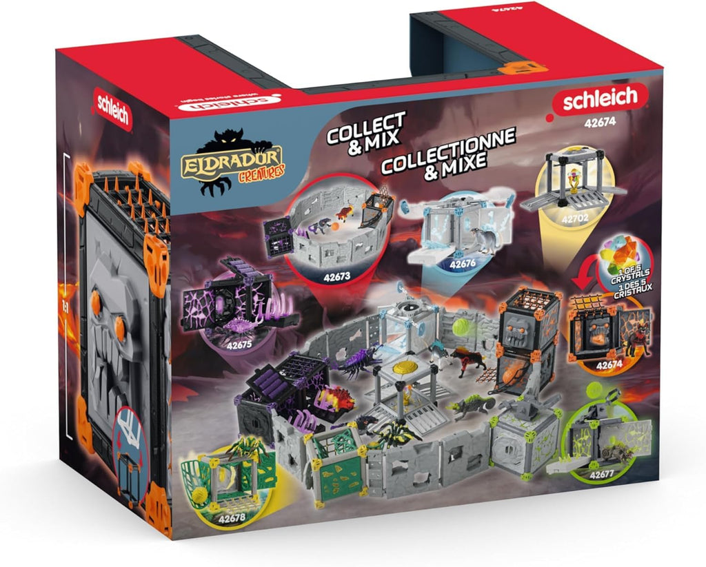 Schleich Eldrador Lava World Cave Of The Lava Hyena Playset
