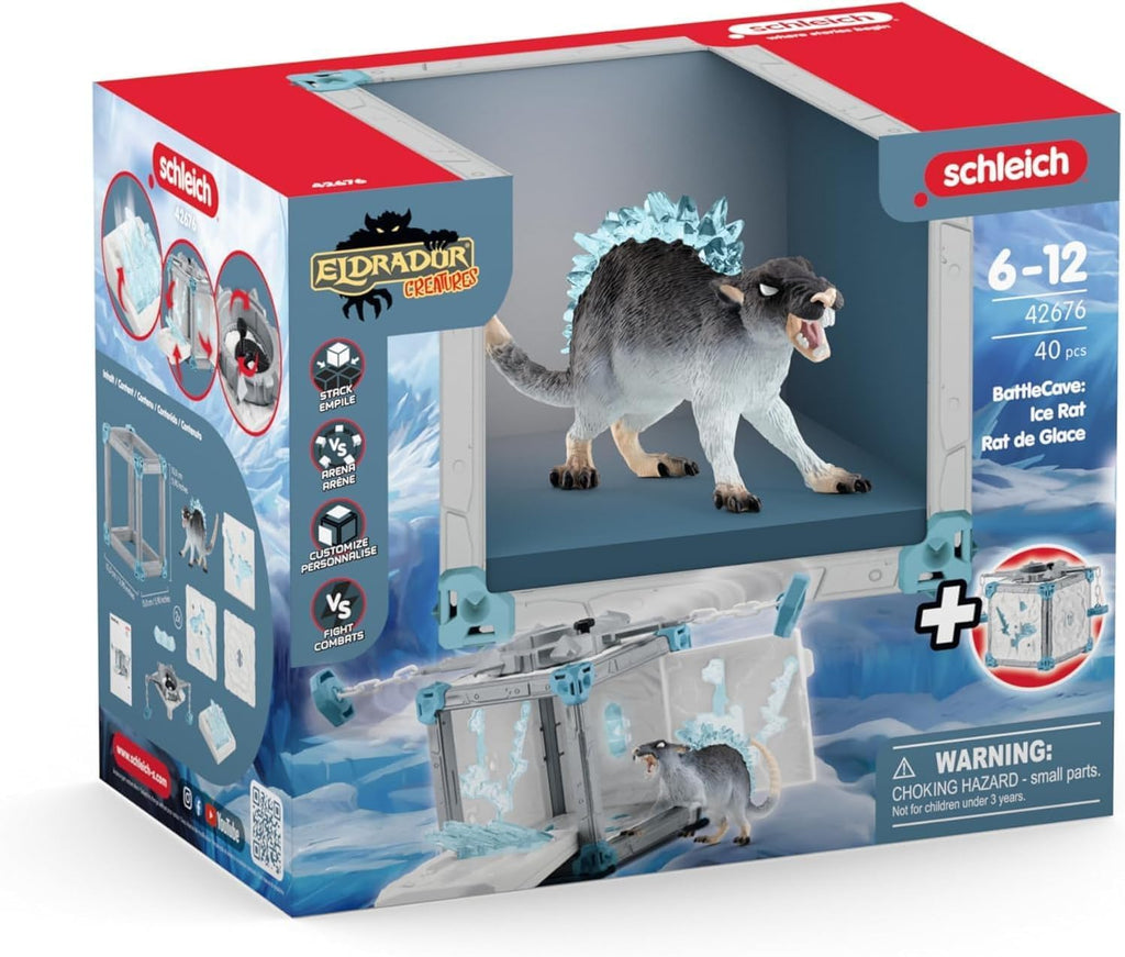 Schleich Eldrador Ice World Cave Of The Ice Rat Playset