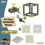 Schleich Eldrador Stone World Cave Of The Stone Chameleon Playset