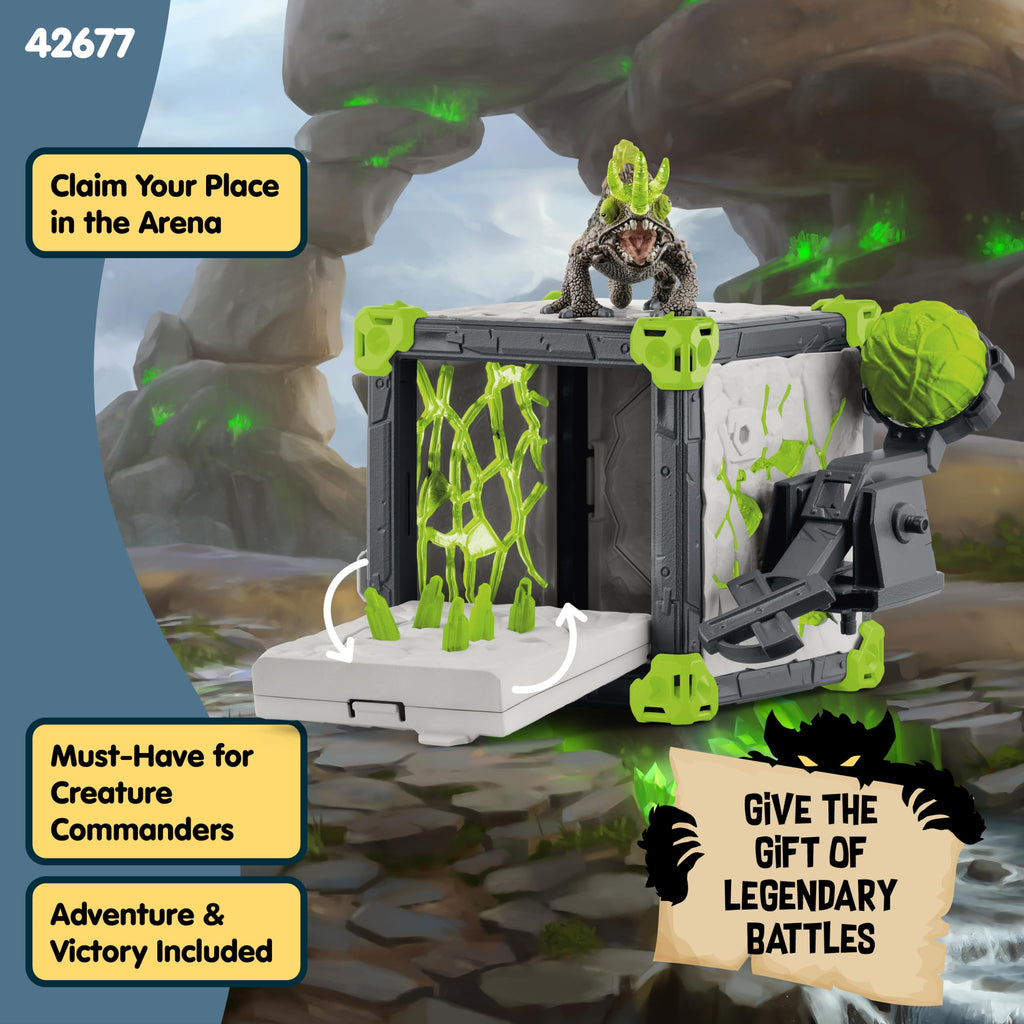 Schleich Eldrador Stone World Cave Of The Stone Chameleon Playset