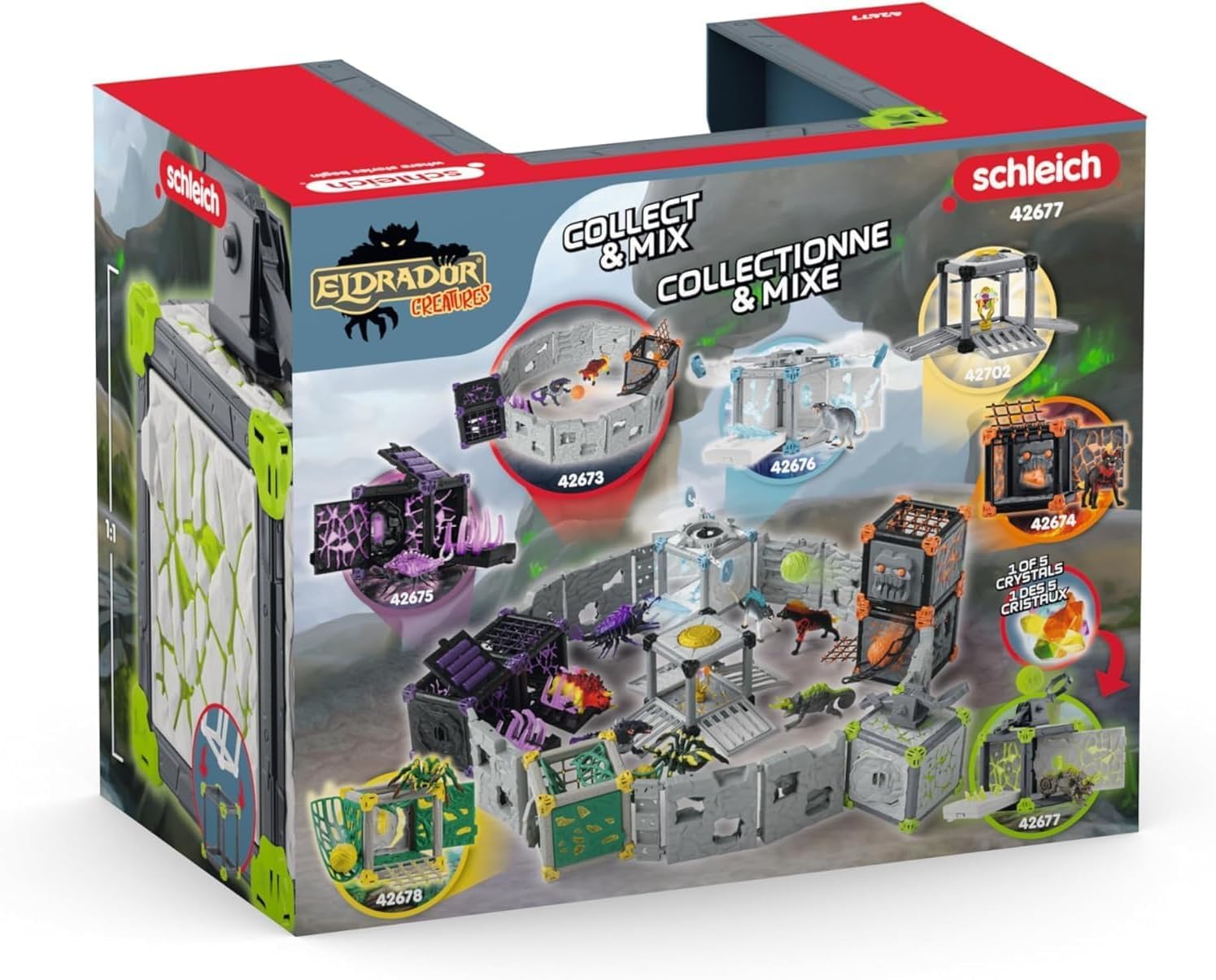 Schleich Eldrador Stone World Cave Of The Stone Chameleon Playset