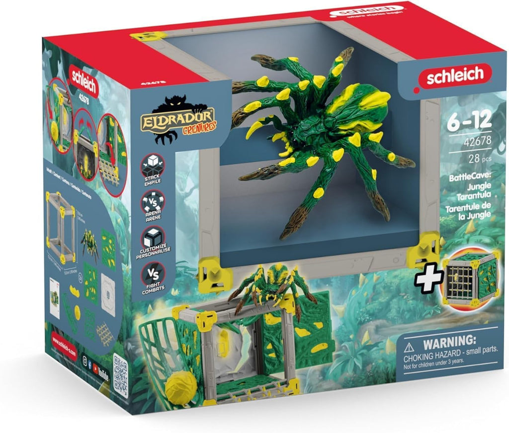 Schleich Eldrador Jungle World Cave Of The Jungle Tarantula Playset