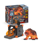 Schleich Eldrador Lava World Battle Cave Lava Boar Playset