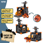 Schleich Eldrador Lava World Battle Cave Lava Boar Playset