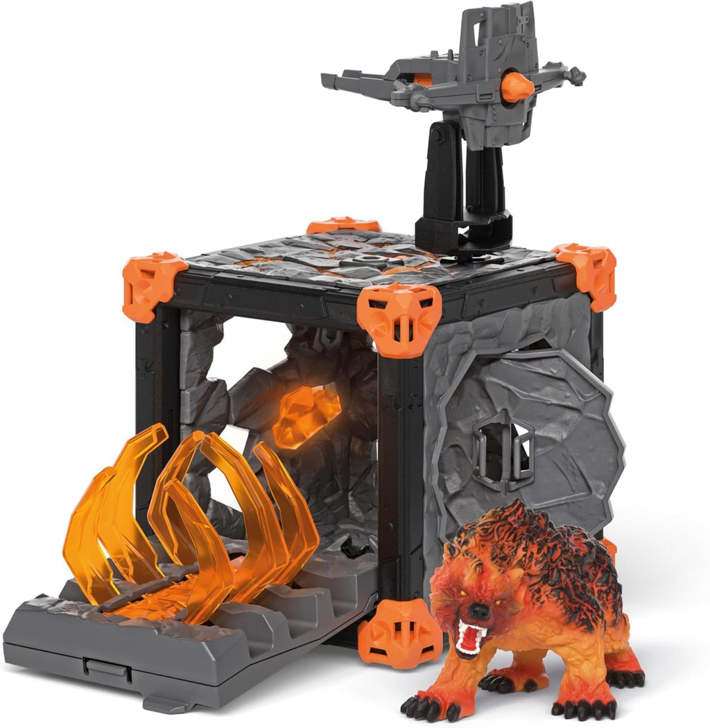 Schleich Eldrador Lava World Battle Cave Lava Boar Playset