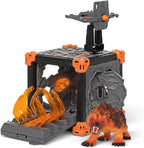 Schleich Eldrador Lava World Battle Cave Lava Boar Playset