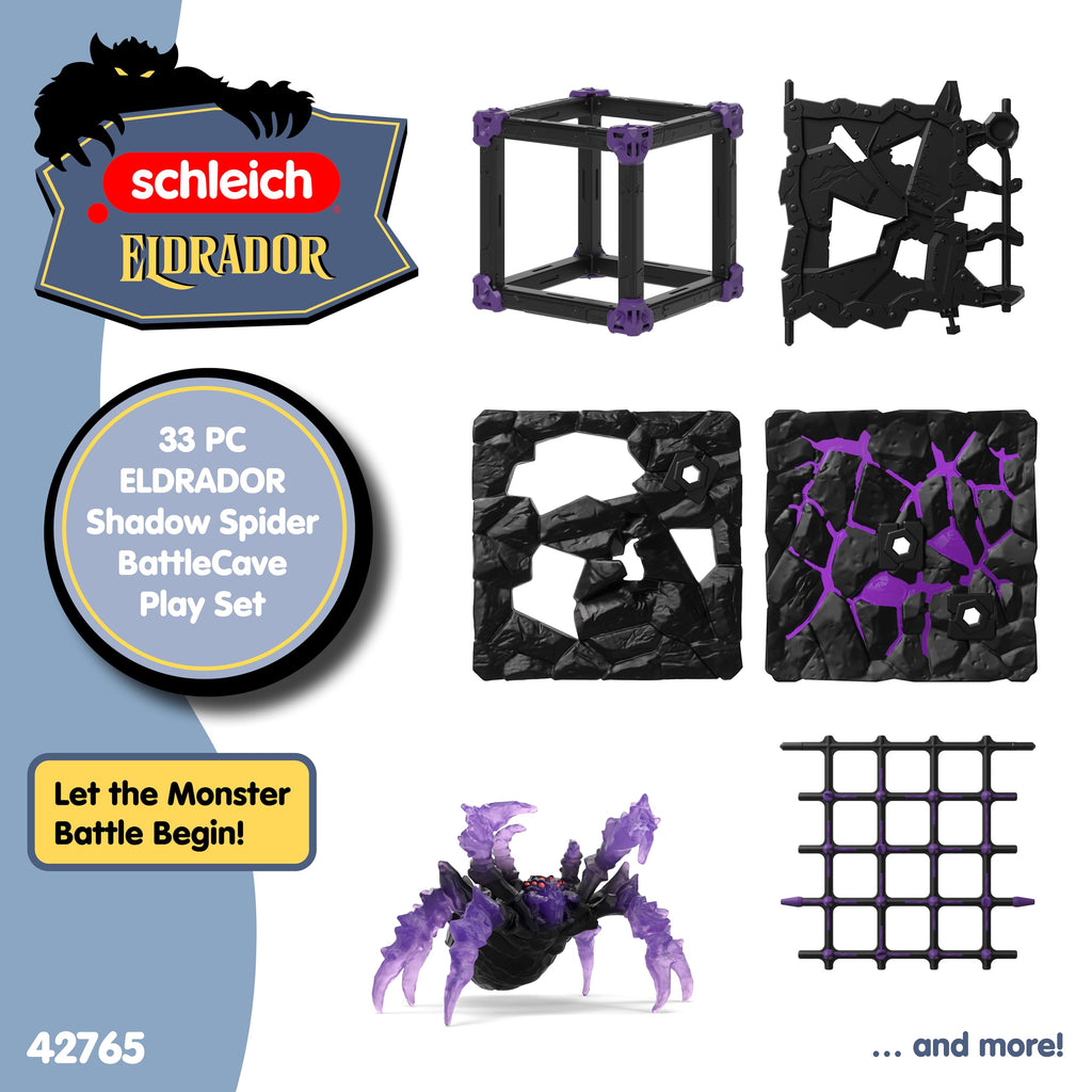 Schleich Eldrador Creatures BattleCave Shadow Spider 42765