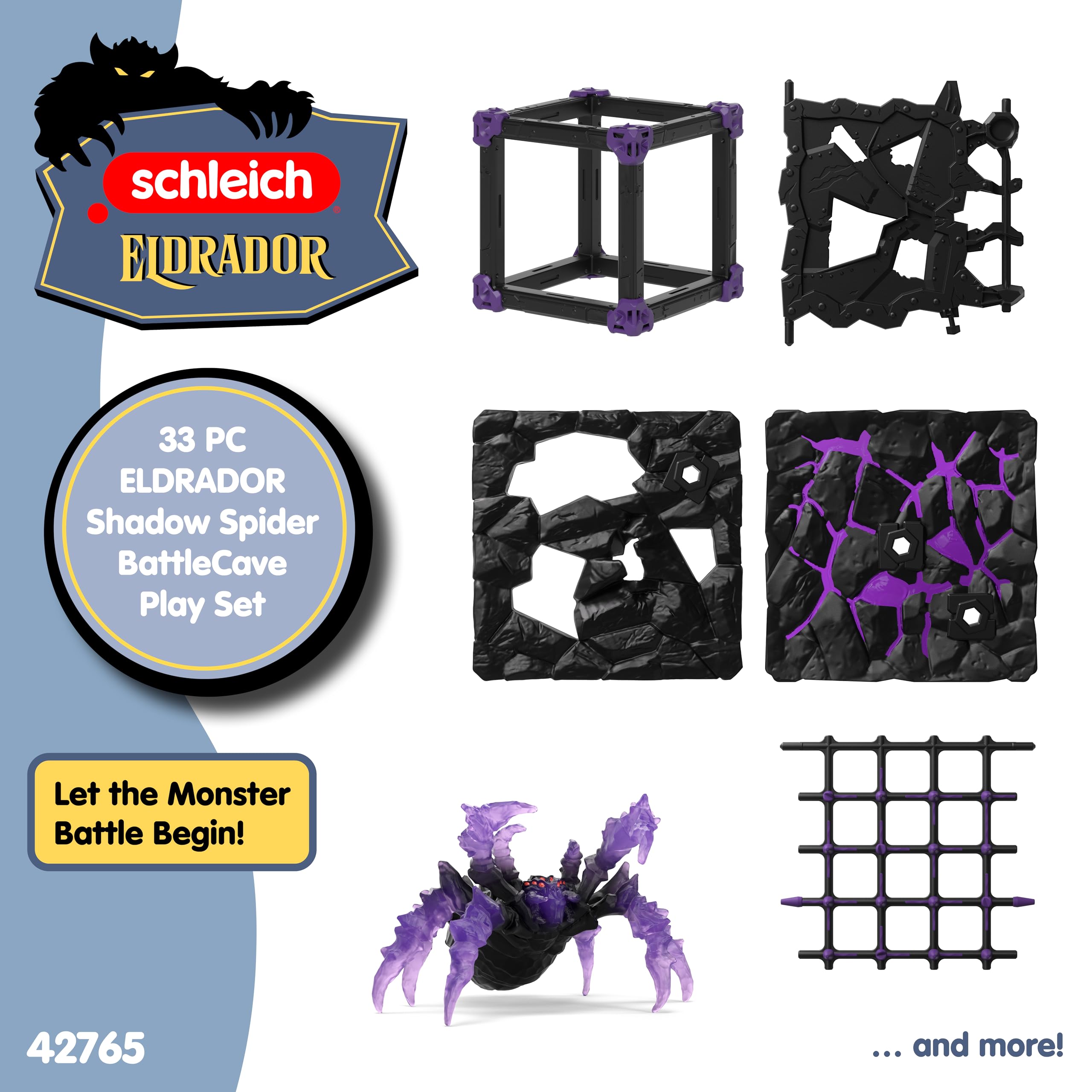 Schleich Eldrador Creatures BattleCave Shadow Spider 42765