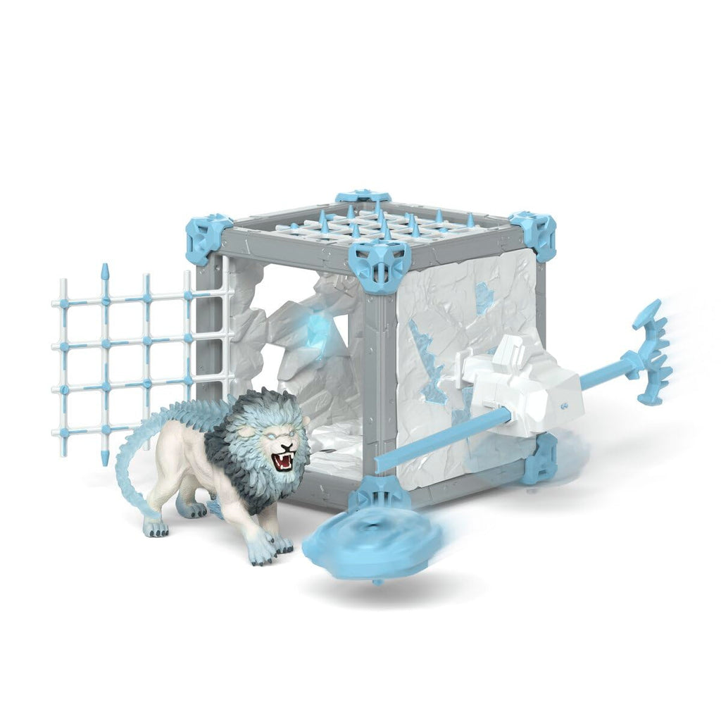 Schleich Eldrador Ice World Battle Cave Ice Lion Playset