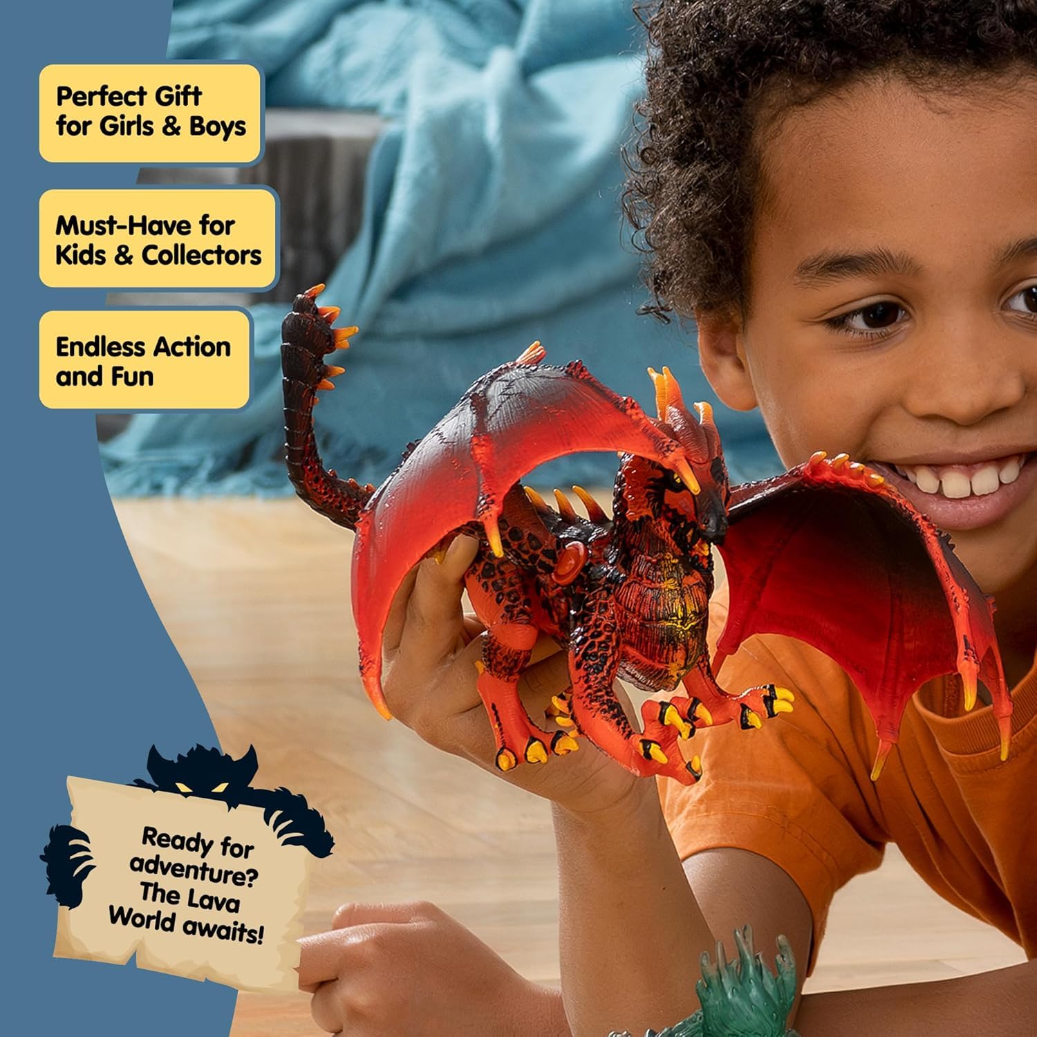 Schleich Eldrador Lava World Lava Dragon Dragon Figurine