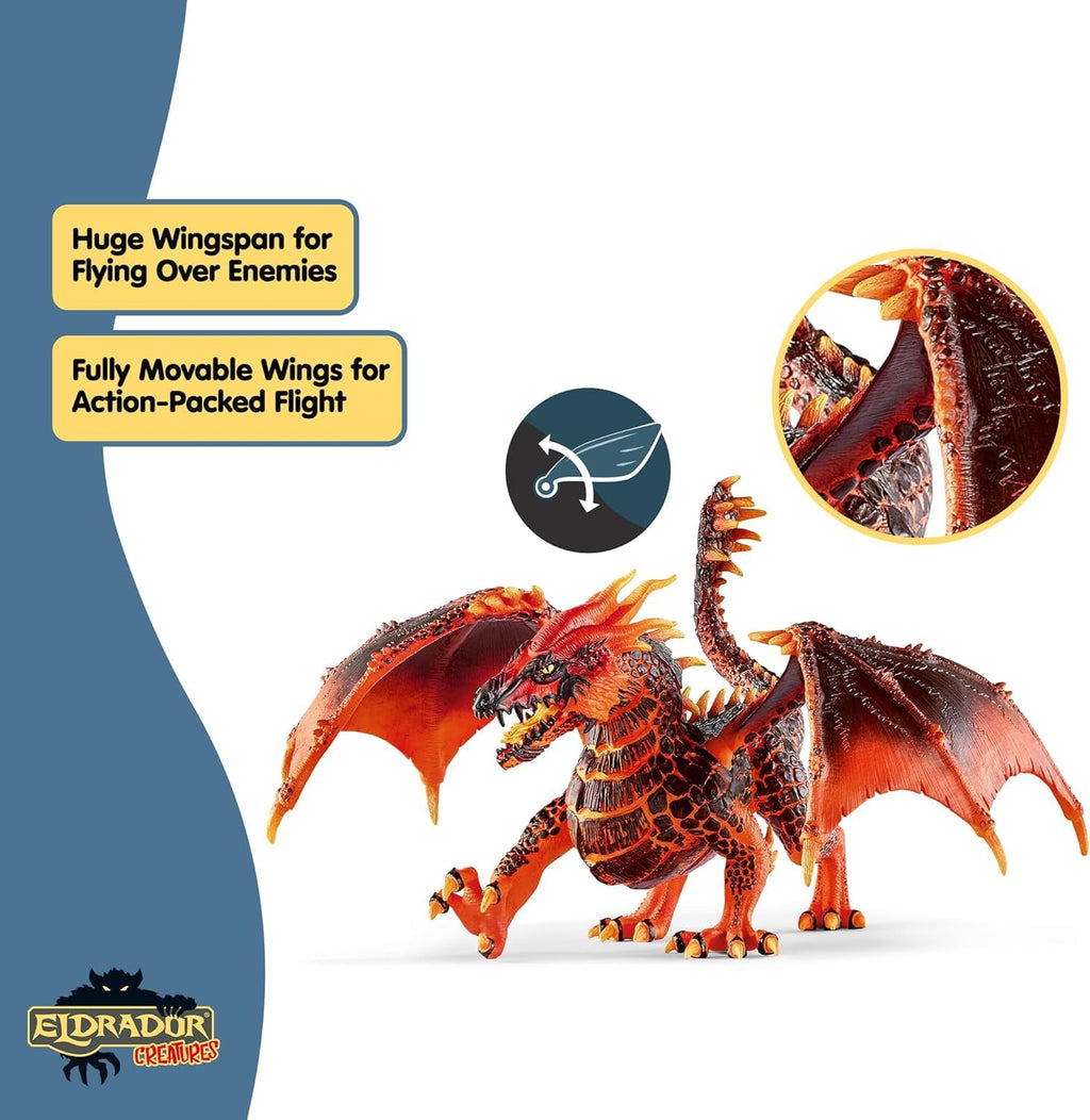 Schleich Eldrador Lava World Lava Dragon Dragon Figurine