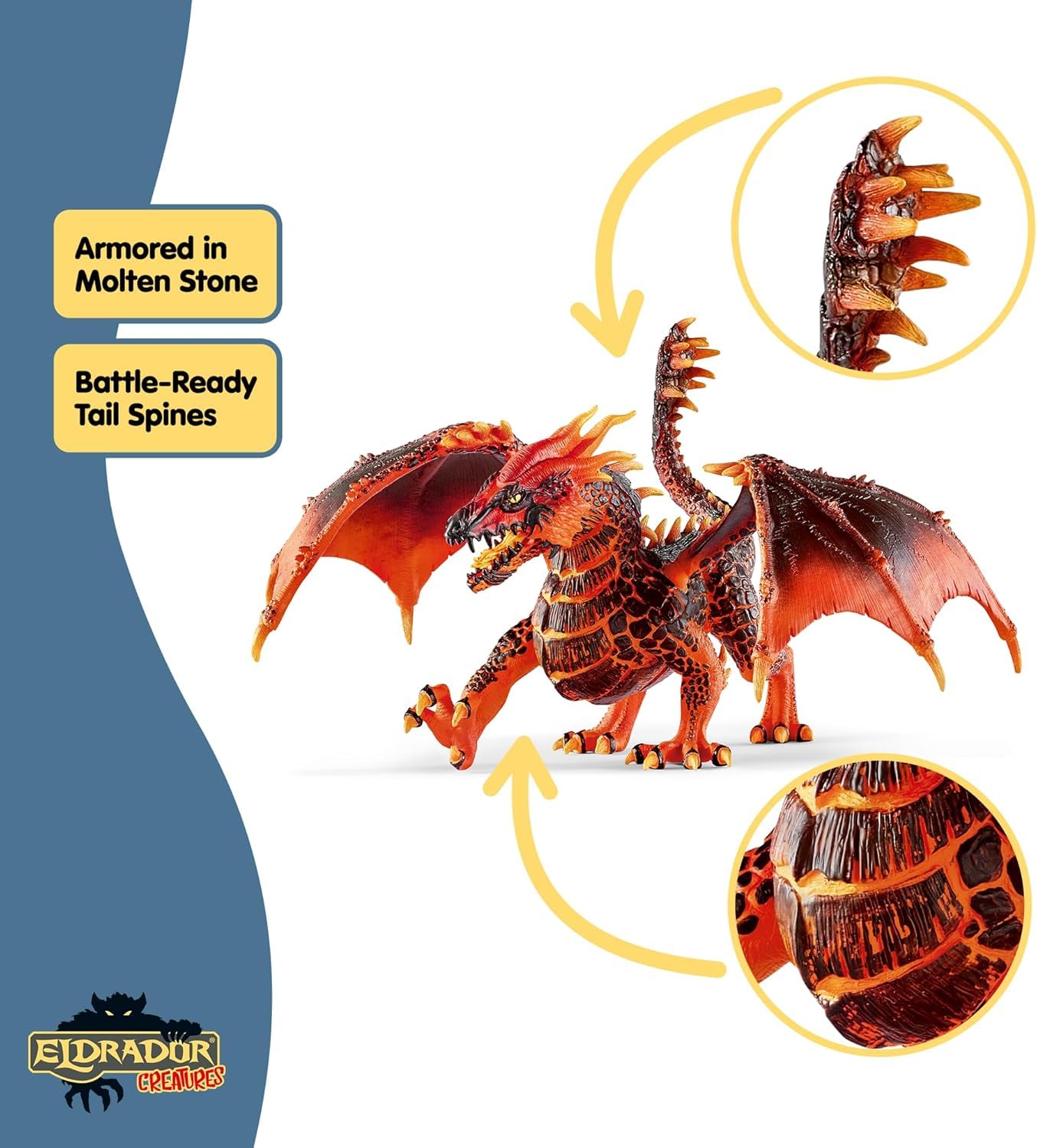 Schleich Eldrador Lava World Lava Dragon Dragon Figurine