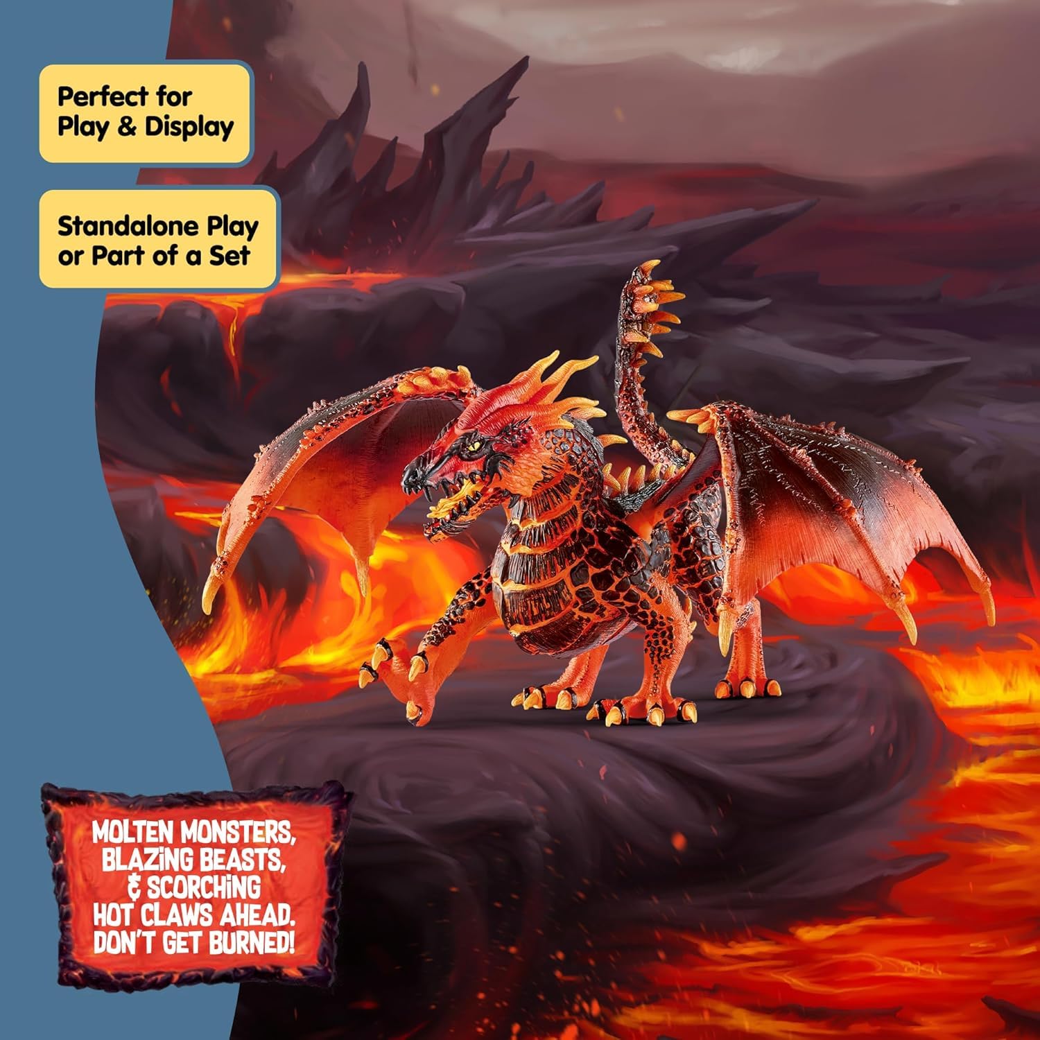 Schleich Eldrador Lava World Lava Dragon Dragon Figurine
