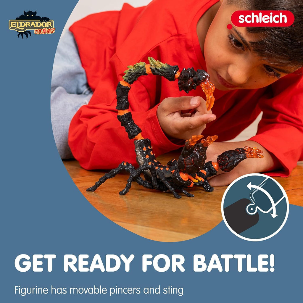 Schleich Eldrador Lava World Lava Scorpion Figurine