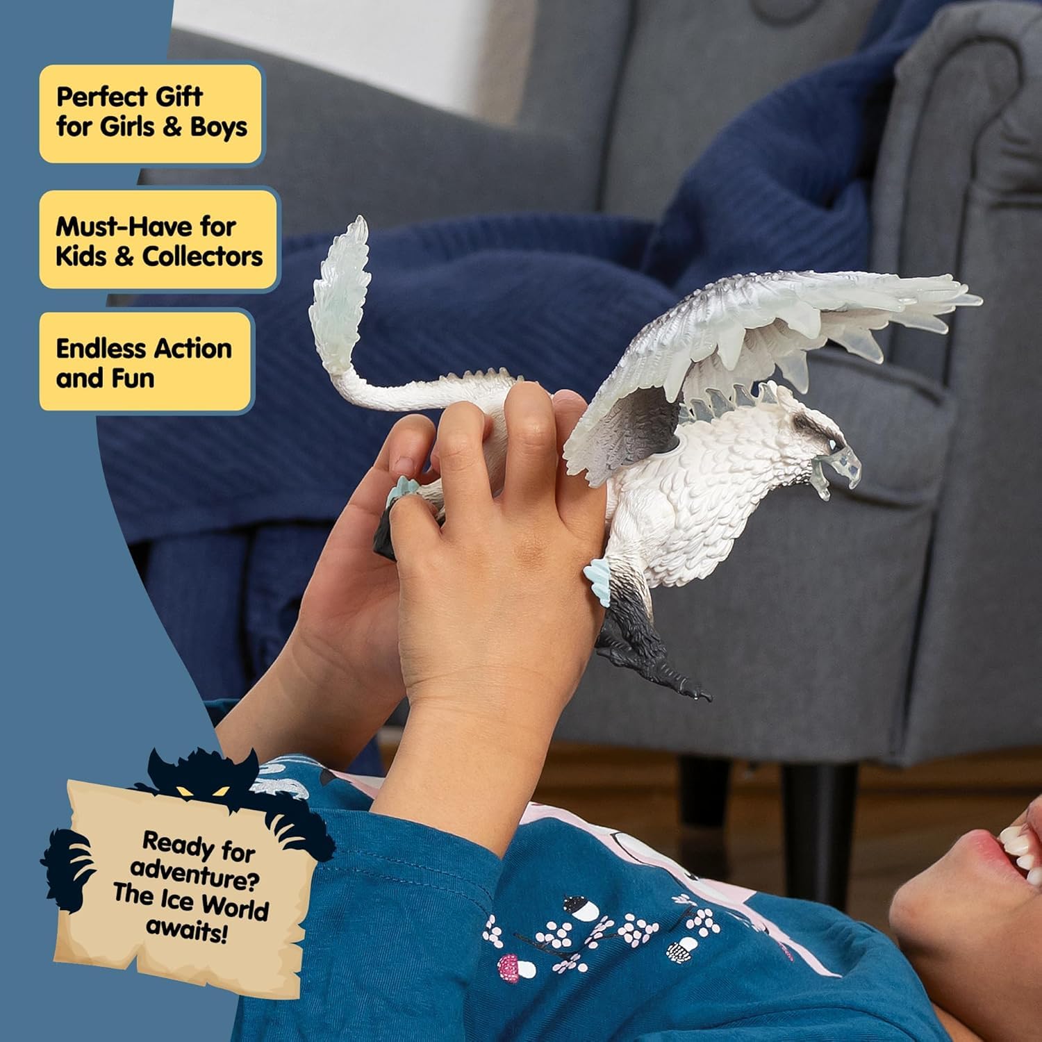 Schleich Eldrador Ice World Ice Griffin Figurine
