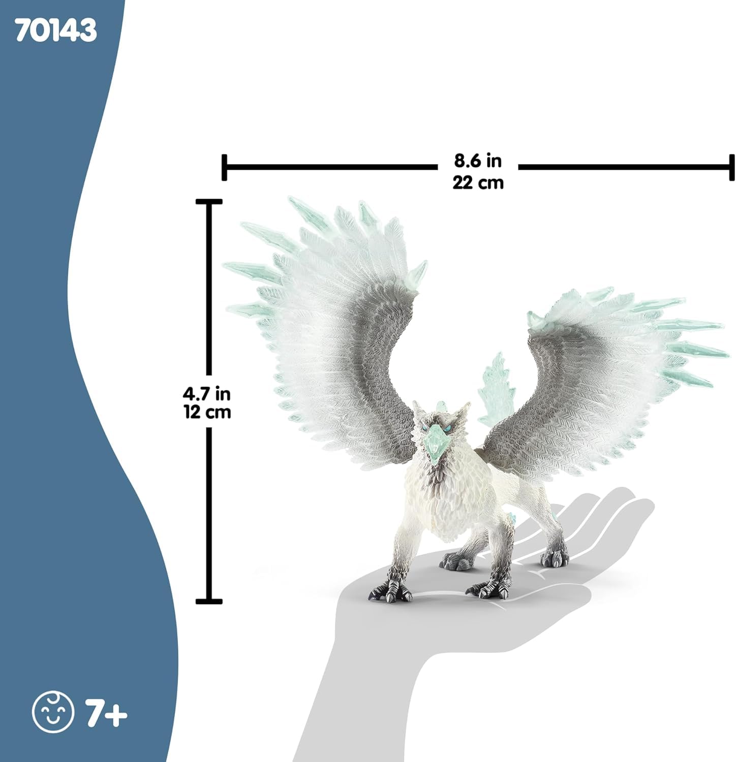 Schleich Eldrador Ice World Ice Griffin Figurine