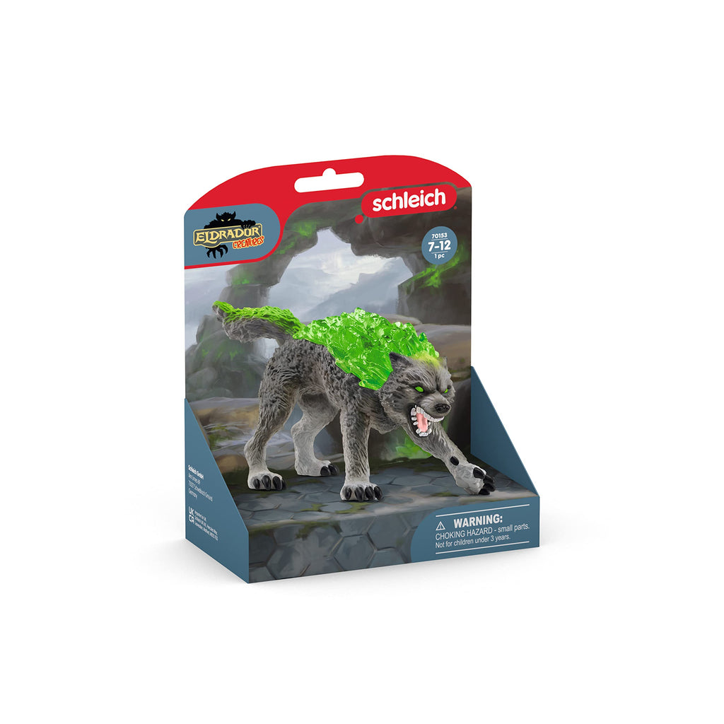 Schleich Eldrador Stone World Granite Wolf Figurine
