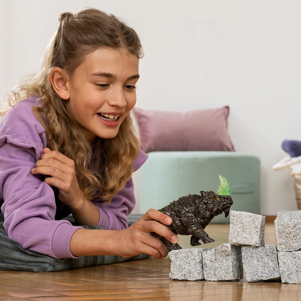 Schleich Eldrador Jungle World Battle Rhino Figurine