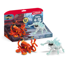 Schleich Eldrador Ice Bug Vs Fire Kraken Battle Set