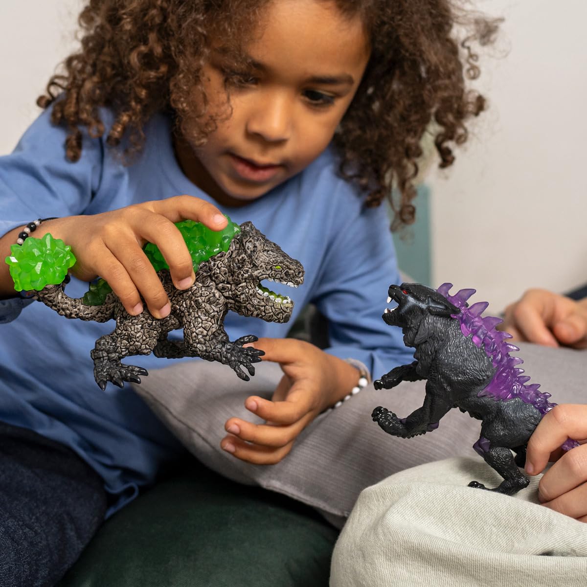 Schleich Eldrador Shadow World Shadow Lynx Vs Rock Crusher Battle Set