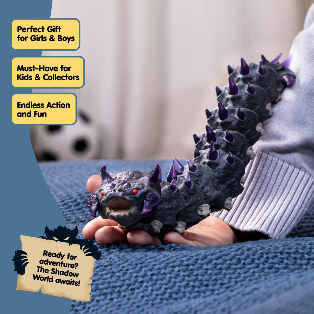 Schleich Eldrador Shadow World Shadow Worm Figurine