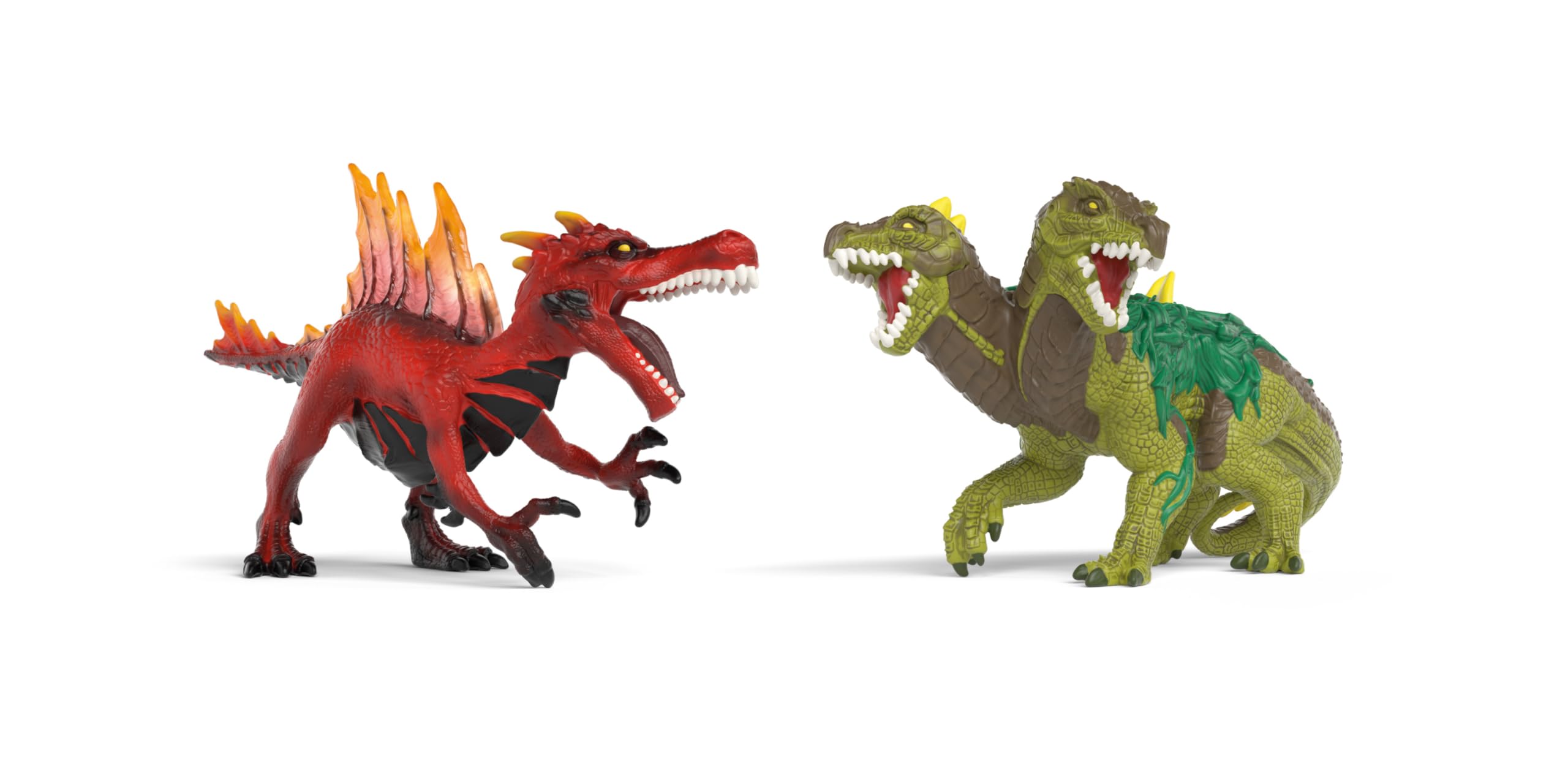 Schleich Eldrador Fire Saurian Vs Jungle Lizard Battle Set