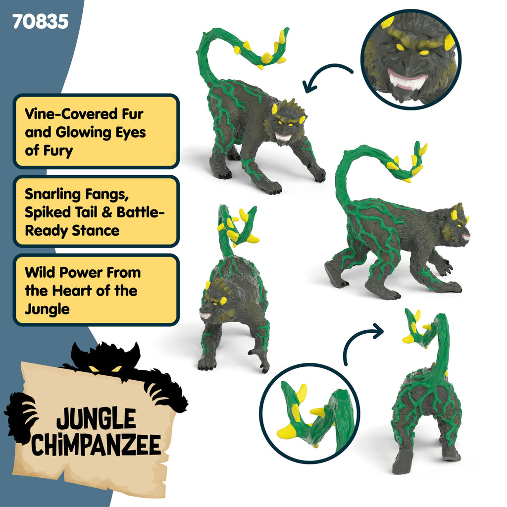 Schleich Eldrador Jungle World Jungle Chimpanzee Figurine