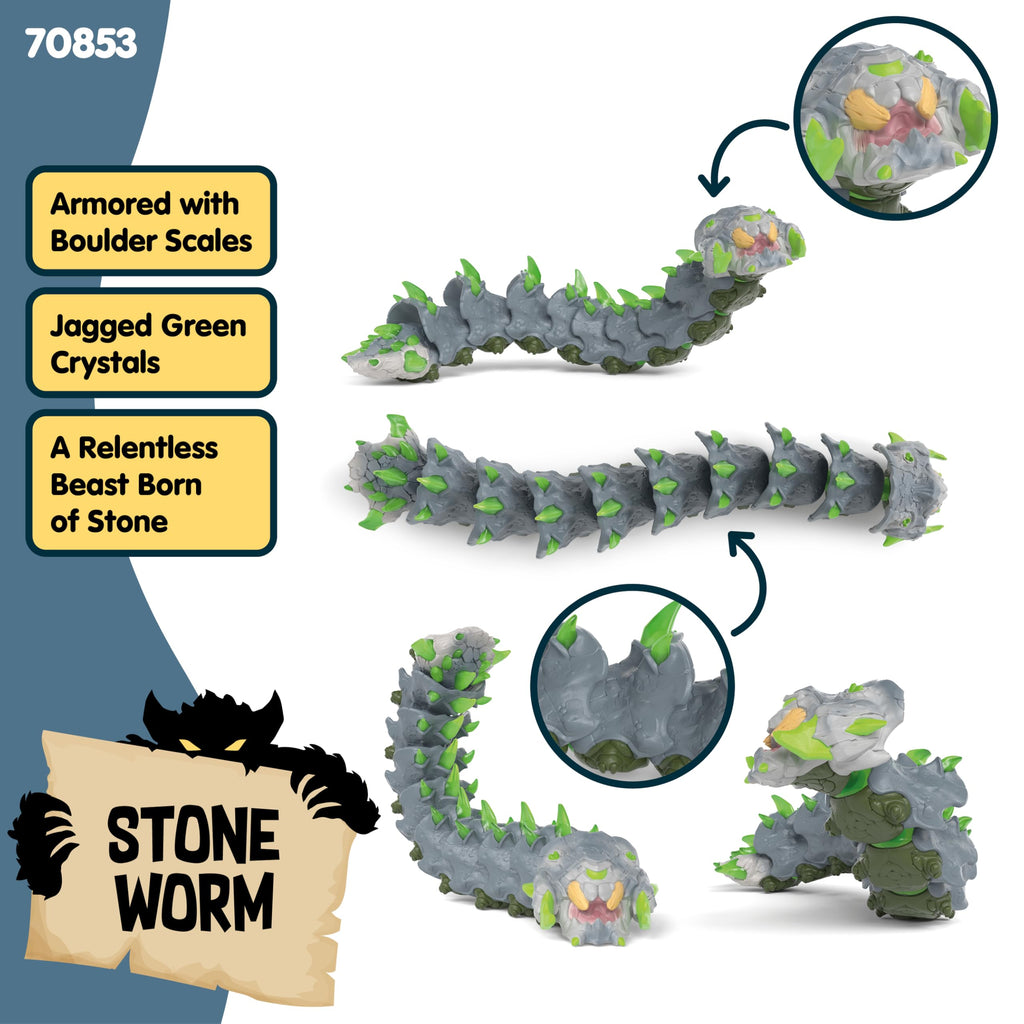 Schleich Eldrador Stone World Stone Worm Figurine