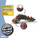 Schleich Eldrador Lava World Lava Worm Figurine