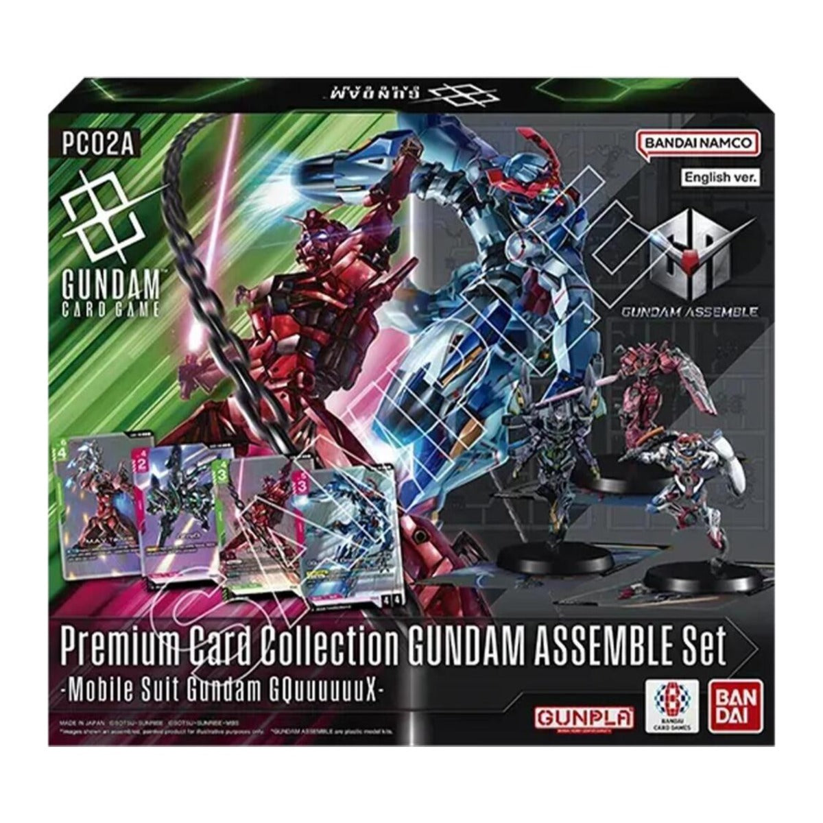 Gundam TCG Premium Collection Gundam Assemble Set GQuuuuuuX PC02A Single Pack BAN2820797-1P