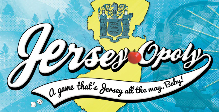 Outset Media New Jersey Opoly State Edition Board Game New Jersey Themed Family Strategy Game