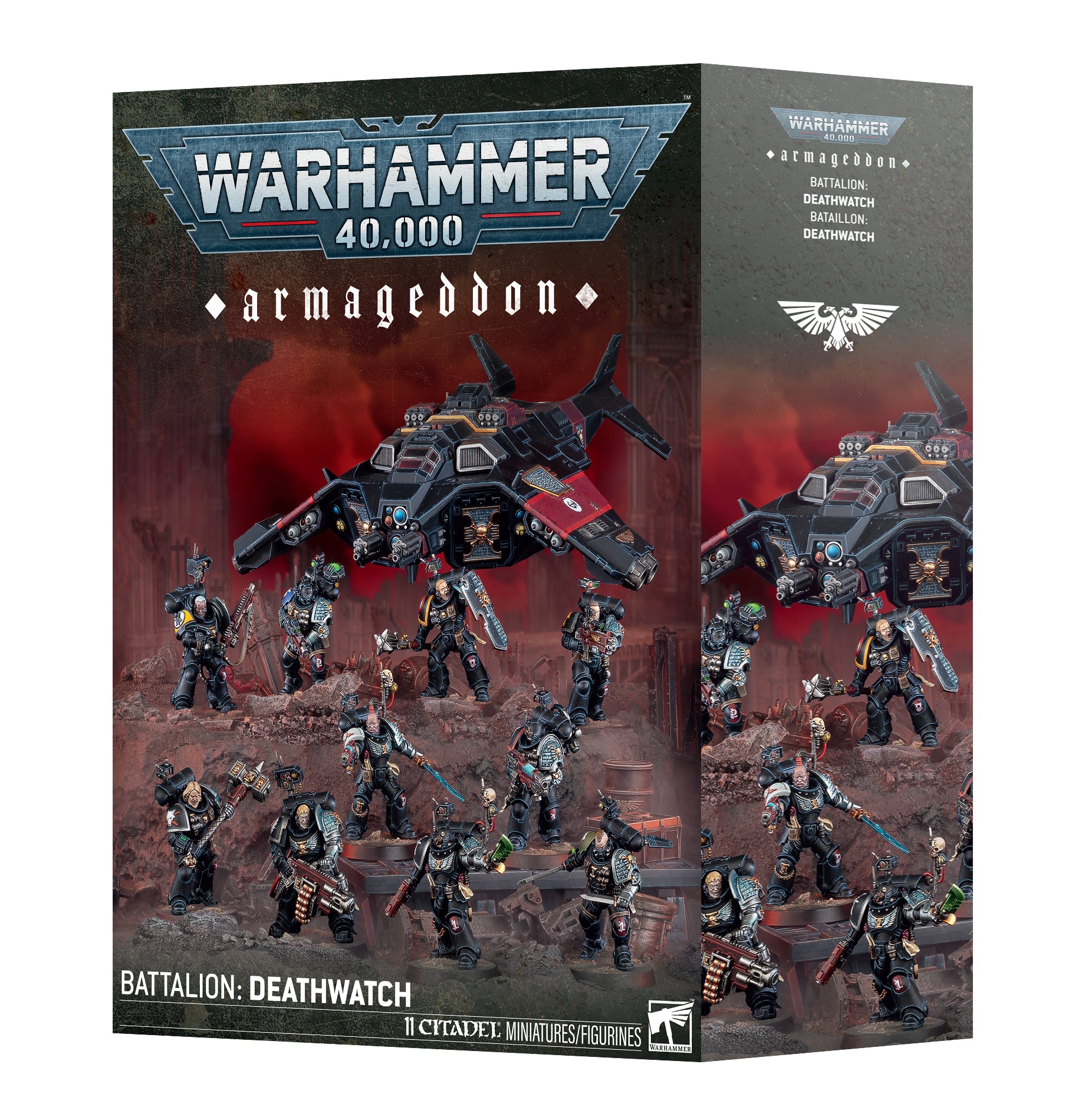Games Workshop Warhammer 40K Deathwatch Armageddon Battalion Plastic Box 39-13
