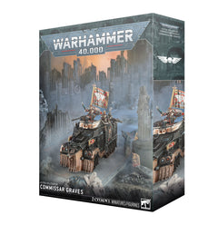 Games Workshop Warhammer 40K Astra Militarum Commissar Graves Plastic Box 47-58