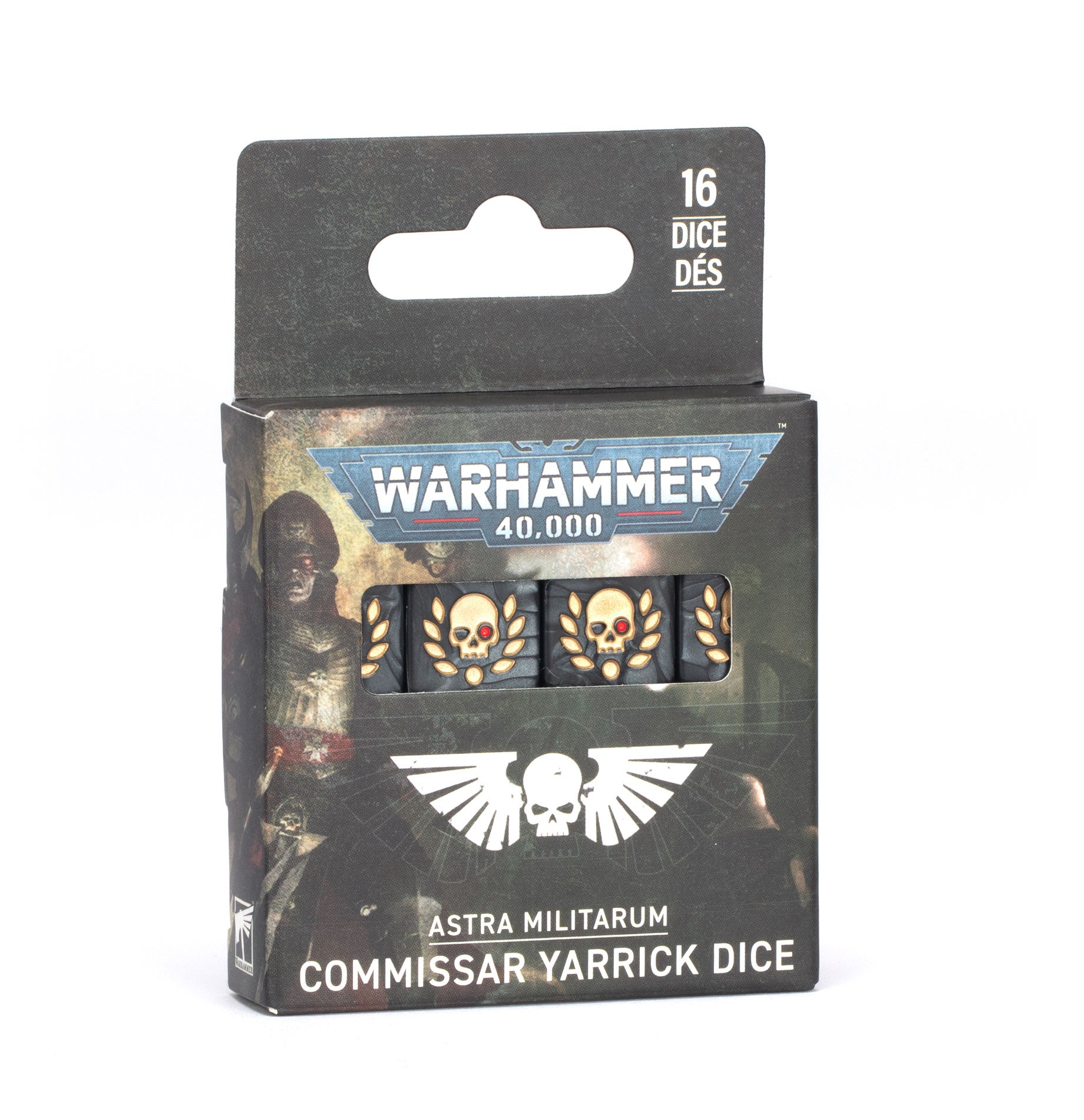 Games Workshop Warhammer 40K Astra Militarum Commissar Yarrick Dice 47-83