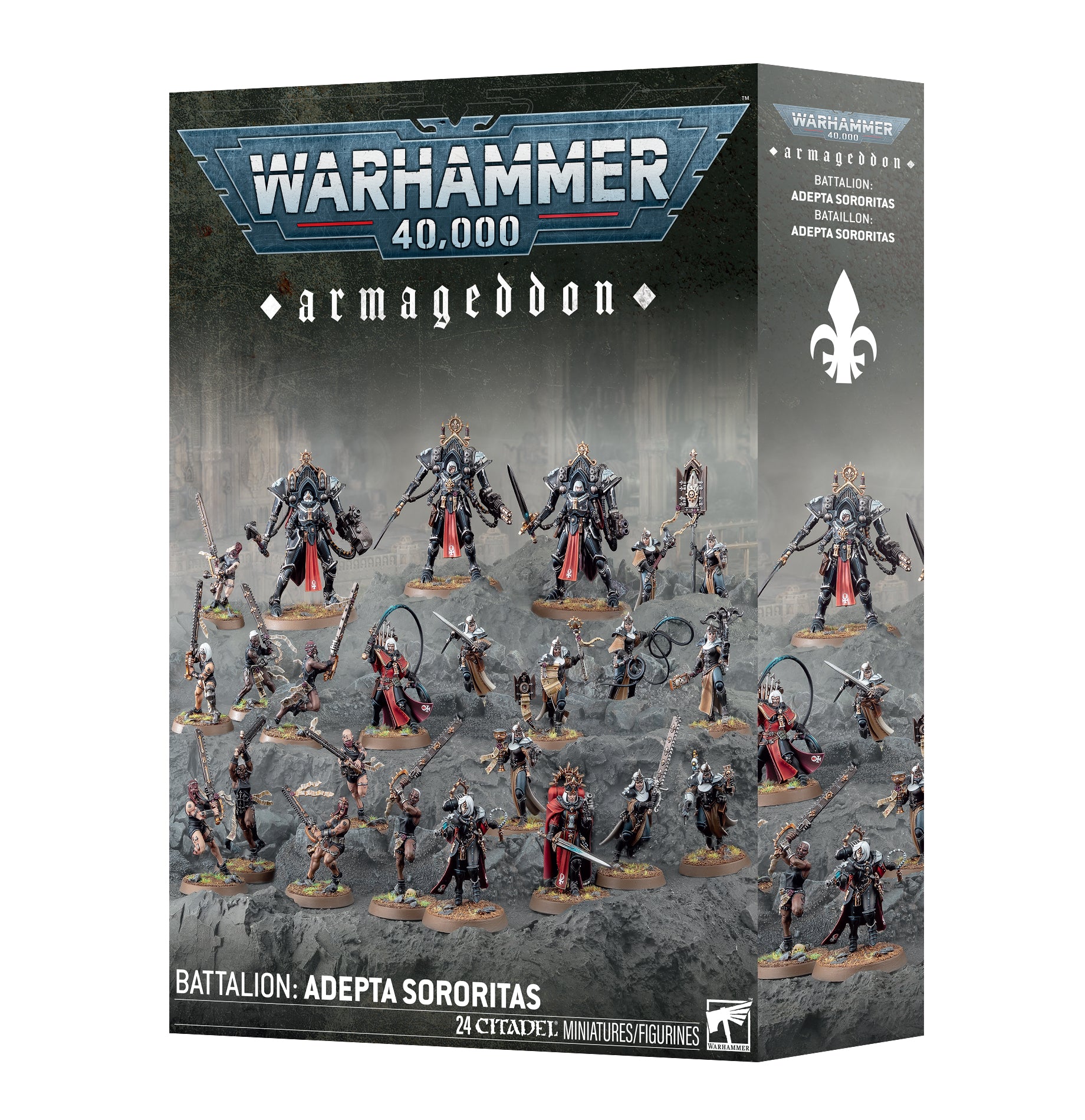 Games Workshop Warhammer 40K Adepta Sororitas Armageddon Battalion Plastic Box 52-65