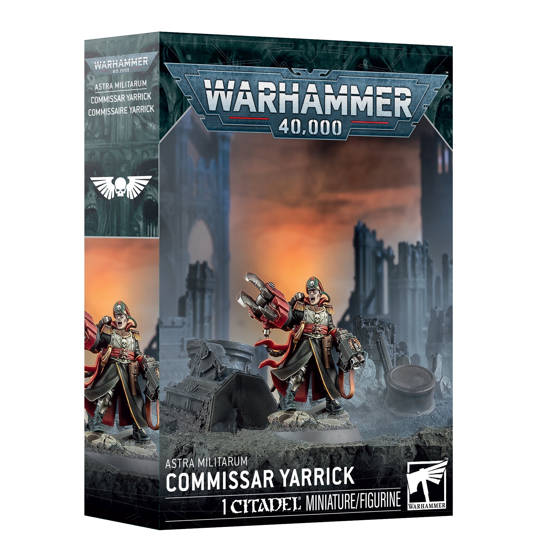 Games Workshop Warhammer 40K Astra Militarum Commissar Yarrick Plastic Box 47-56