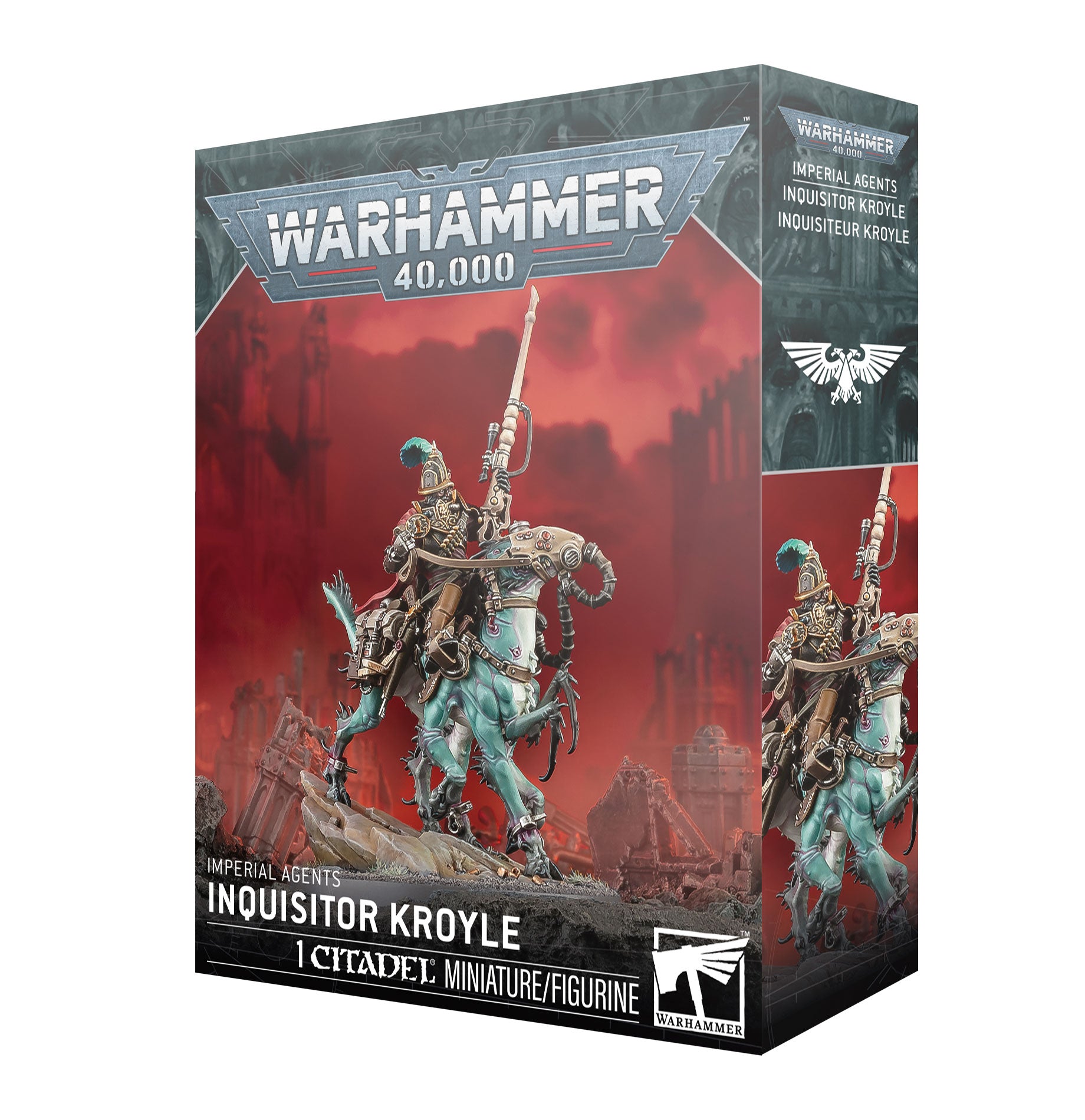 Games Workshop Warhammer 40K Imperial Agents Inquisitor Kroyle Plastic Box 68-14