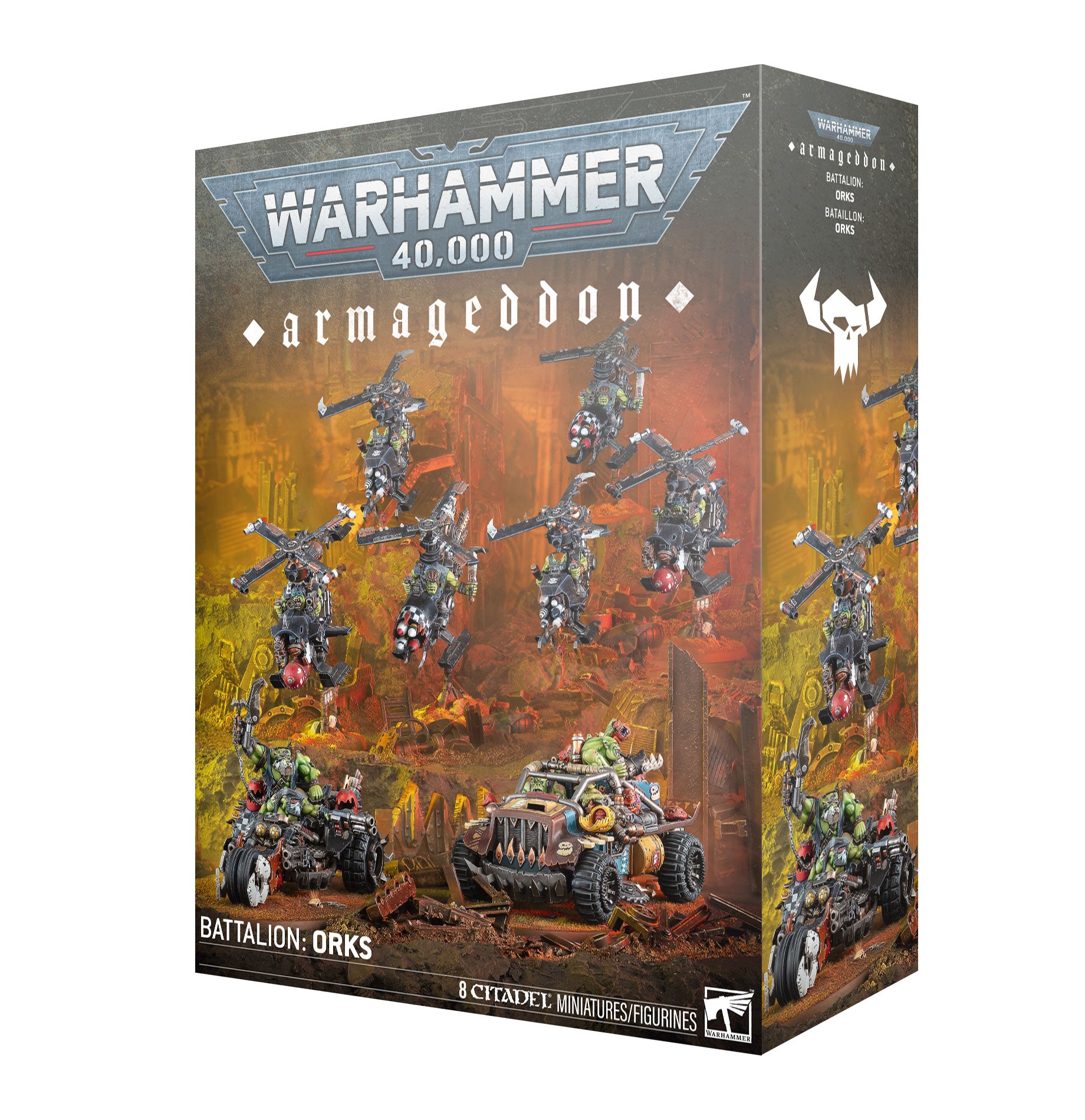 Games Workshop Warhammer 40K Orks Armageddon Battalion Plastic Box 73-501