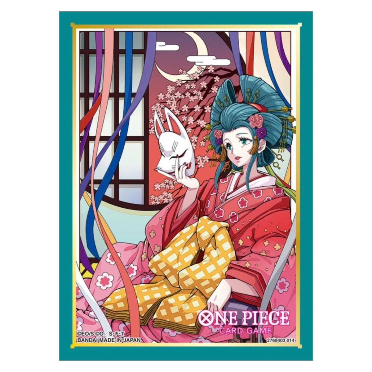 One Piece TCG Official Sleeves Set 10 Kouzuki Hiyori Sleeves BAN9049091-KouzukiHiyori