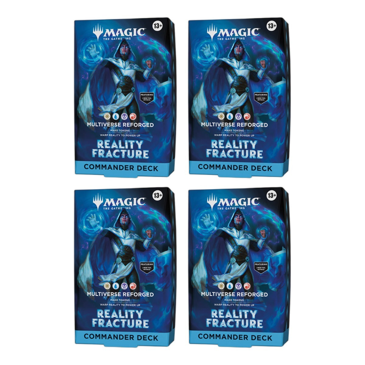 Magic the Gathering CCG Reality Fracture Commander Deck Carton (4)