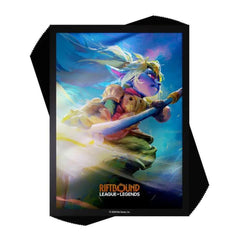Riftbound Tcg League Of Legends Set 3 Unleashed Art Sleeves - Poppy Keeper Of The Hammer (100Ct)