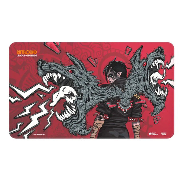 Riftbound Tcg League Of Legends Set 3 Unleashed Playmat - Vi Piltover Enforcer