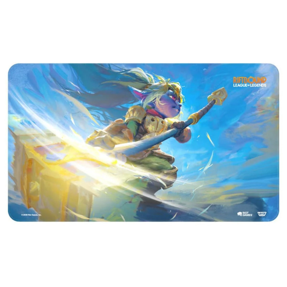 Riftbound Tcg League Of Legends Set 3 Unleashed Playmat - Poppy Keeper Of The Hammer