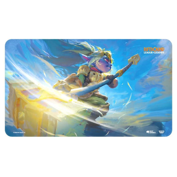 Riftbound Tcg League Of Legends Set 3 Unleashed Playmat - Poppy Keeper Of The Hammer