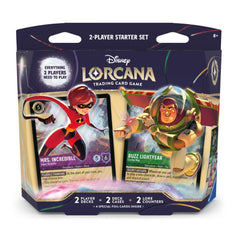 Disney Lorcana Set 12 Wilds Unknown Two-Player Starter Deck Case (Elastigirl / Buzz Lightyear) Single Pack