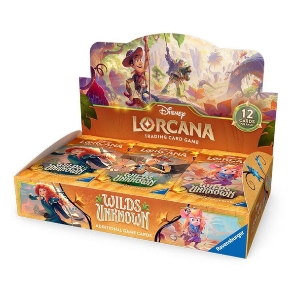 Disney Lorcana TCG Wilds Unknown Booster Box (24 Packs) DSNYLOR12-BB