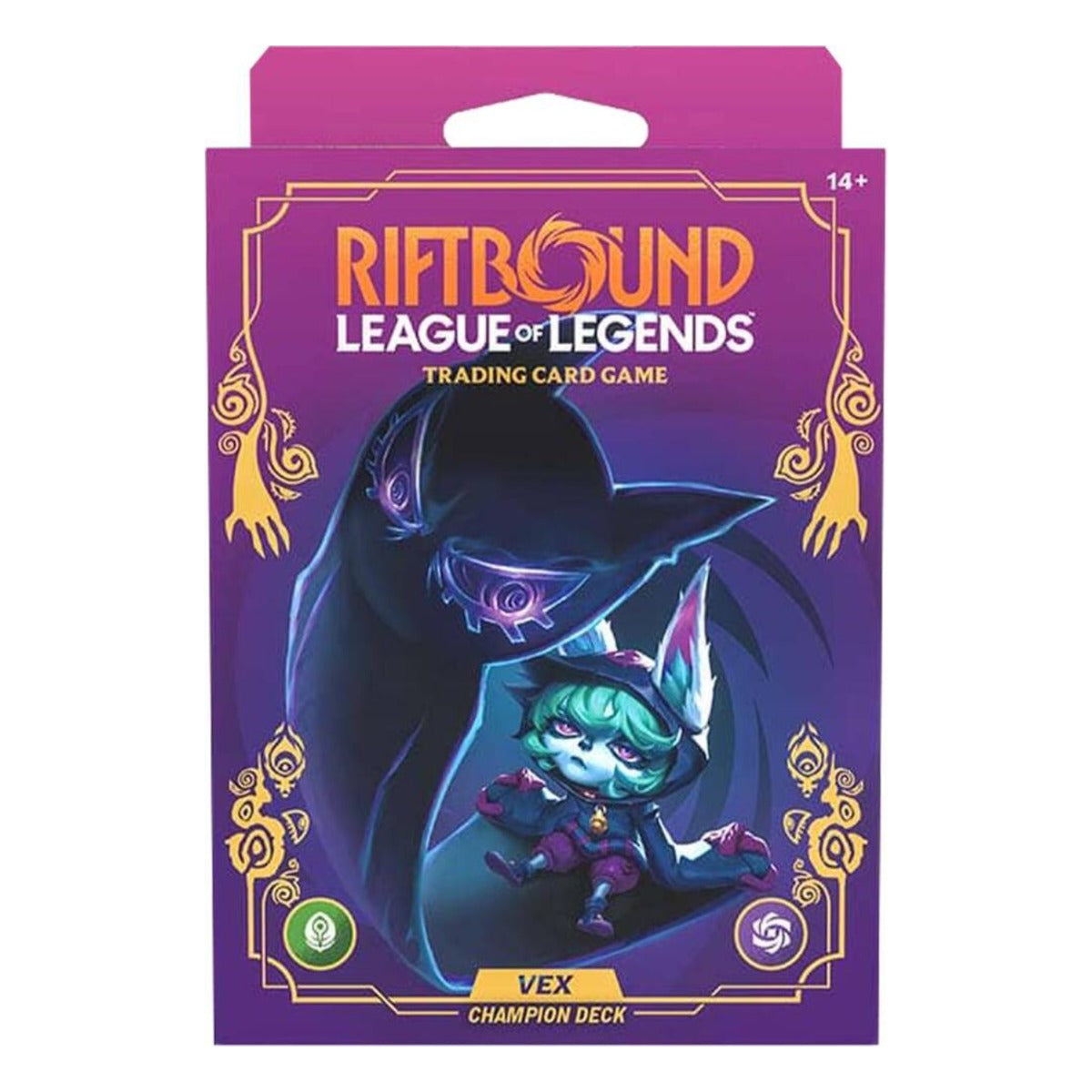 Riftbound TCG League Of Legends Set 3 Unleashed Champion Deck Vex Single Pack