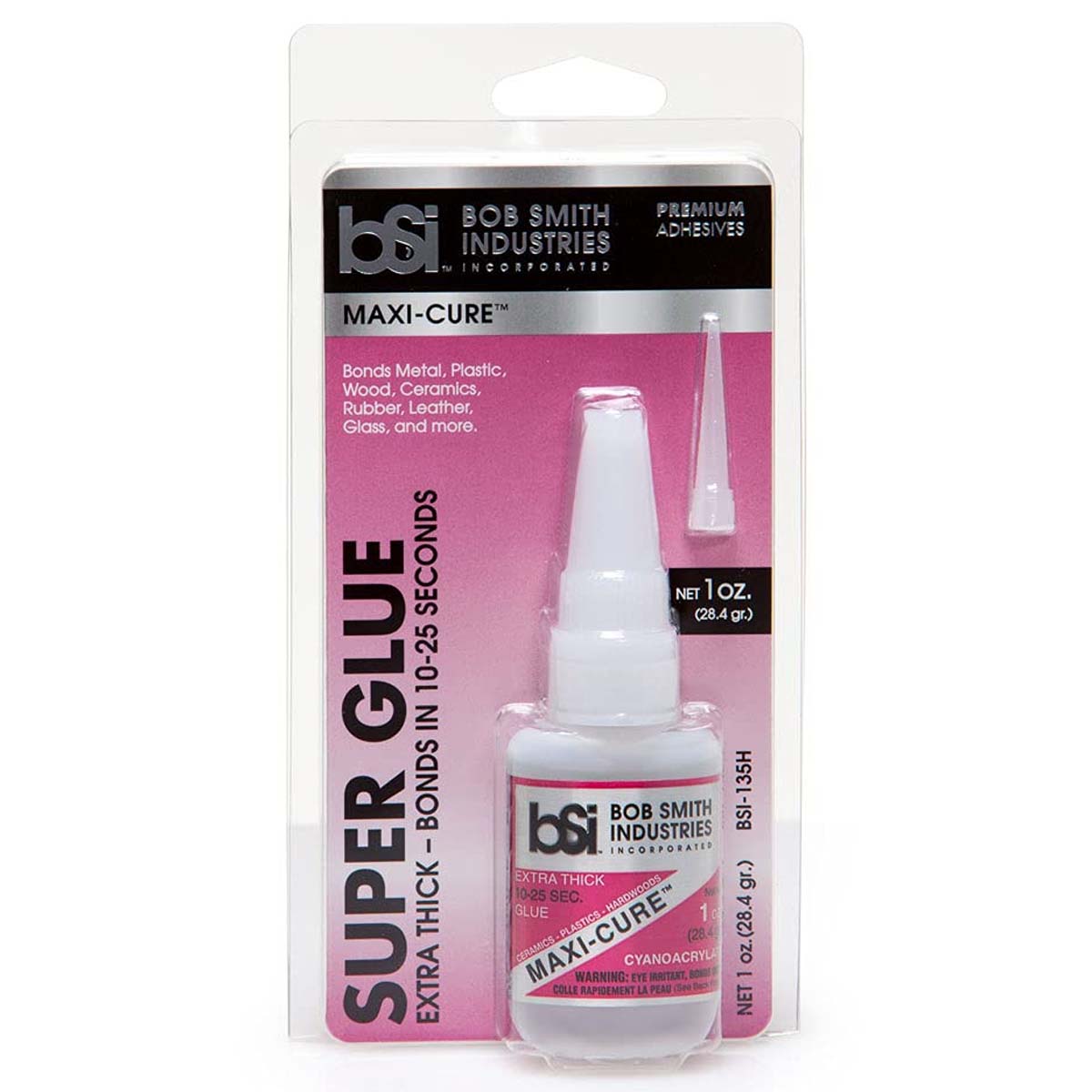 Bob Smith Industries BSI-135H Maxi-Cure Extra Thick Super Glue (1oz)