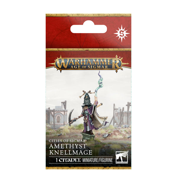 Games Workshop Warhammer Age Of Sigmar Cities Of Sigmar Amethyst Knellmage Plastic Box 86-13